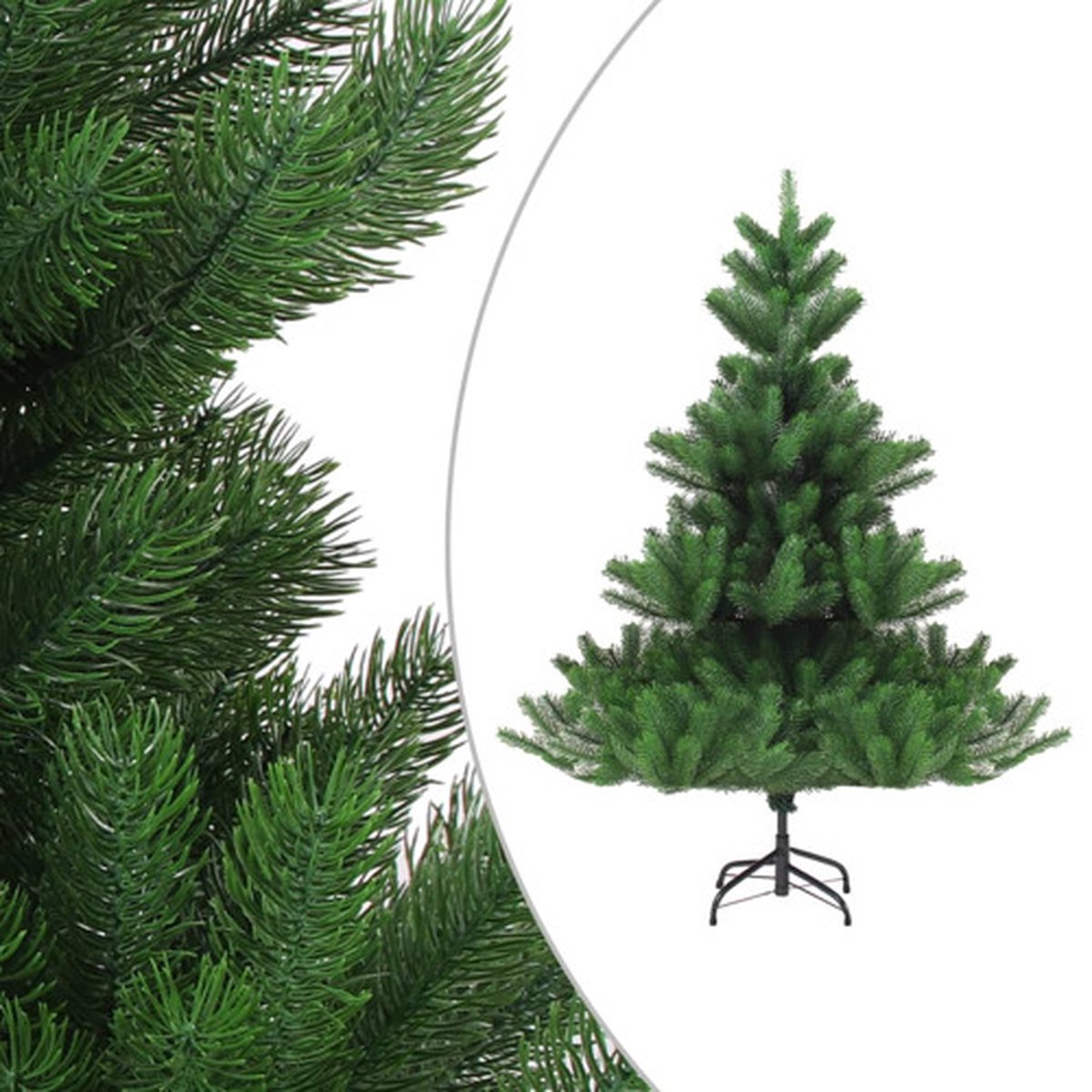 vidaXL Kunstkerstboom Nordmann 240 cm groen