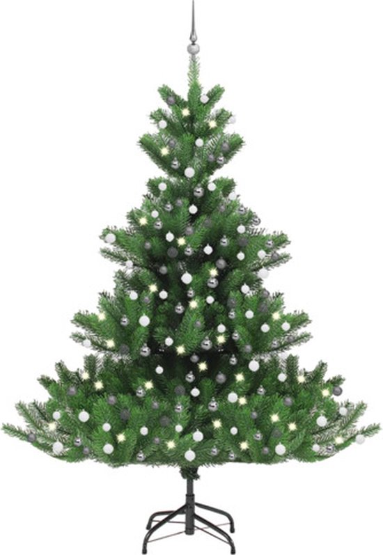 vidaXL Kunstkerstboom Nordmann 240 cm groen