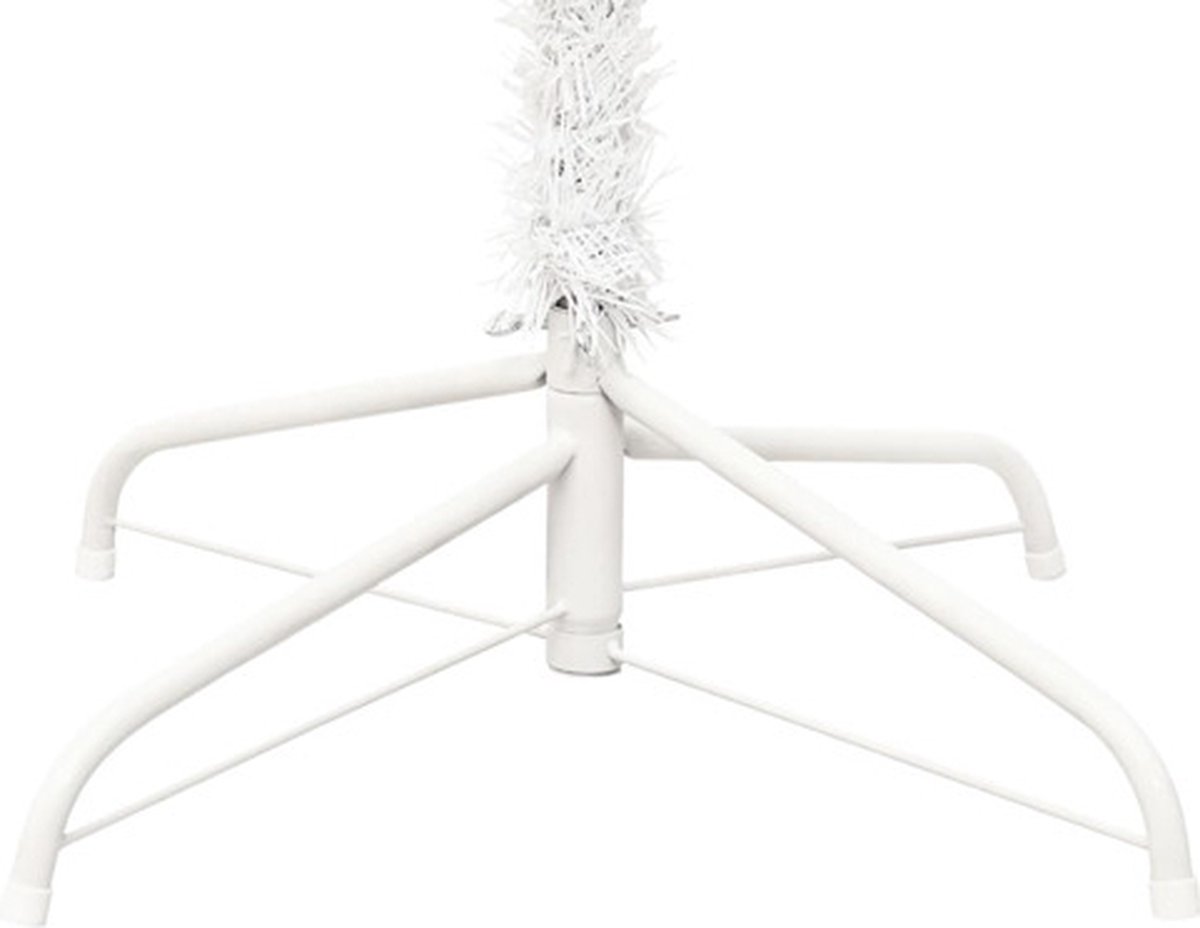vidaXL Kunstkerstboom omgekeerd 180 cm wit met standaard