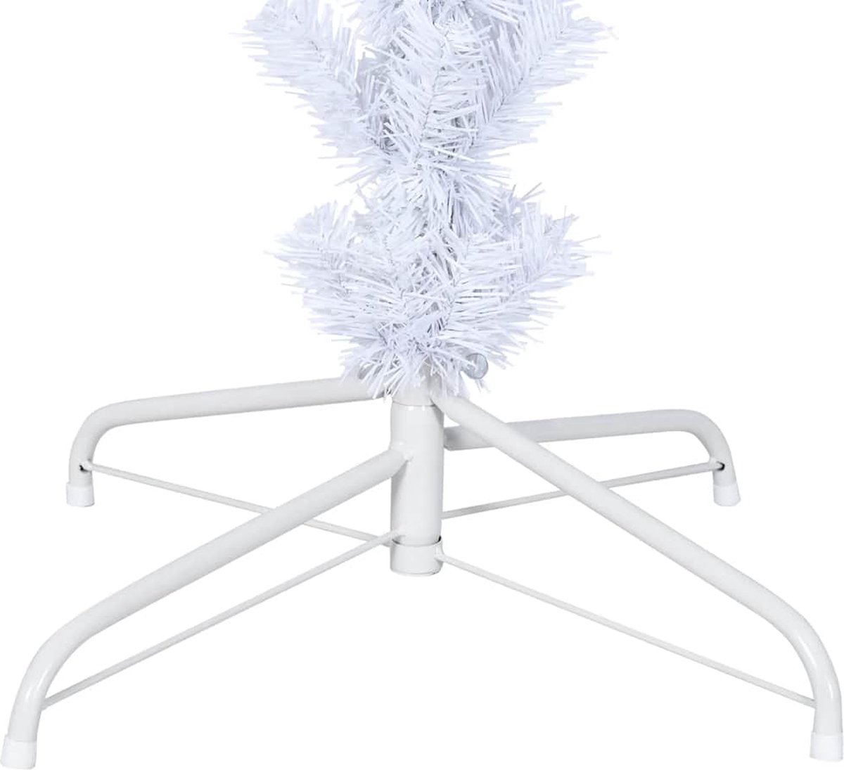 vidaXL Kunstkerstboom omgekeerd 180 cm wit met standaard