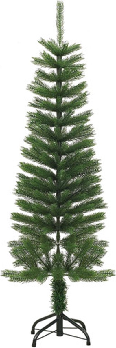 vidaXL Kunstkerstboom PE Smal 120 cm met Standaard