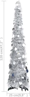 vidaXL Kunstkerstboom Pop-up 120 cm