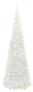 vidaXL Kunstkerstboom Pop-up 120 cm Wit