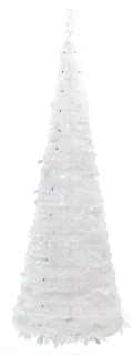 vidaXL Kunstkerstboom Pop-up 120 cm Wit