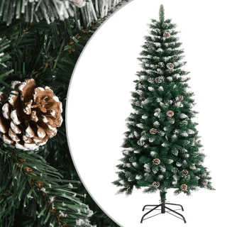 vidaXL Kunstkerstboom PVC 120 cm groen