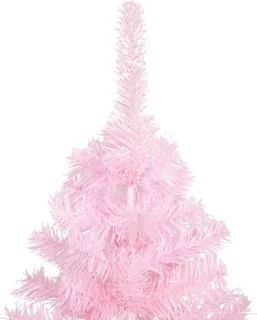 vidaXL Kunstkerstboom PVC 120 cm roze