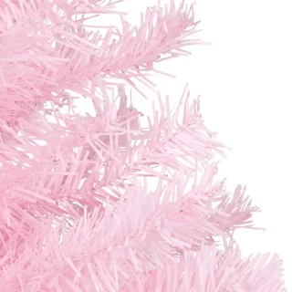vidaXL Kunstkerstboom PVC 120 cm roze