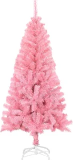 vidaXL Kunstkerstboom PVC 150 cm Roze