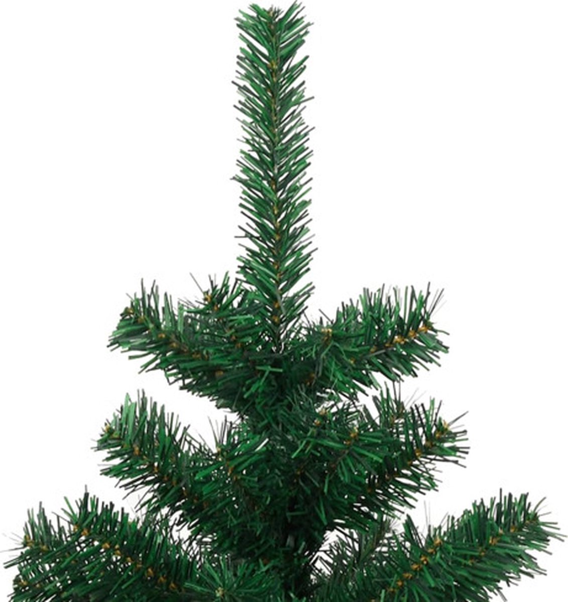vidaXL Kunstkerstboom PVC 180 cm groen met standaard en verlichting