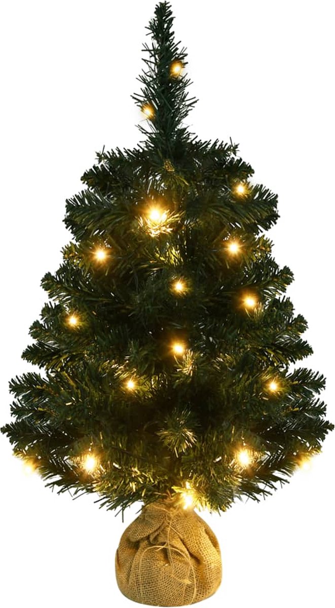 vidaXL Kunstkerstboom PVC 60 cm groen