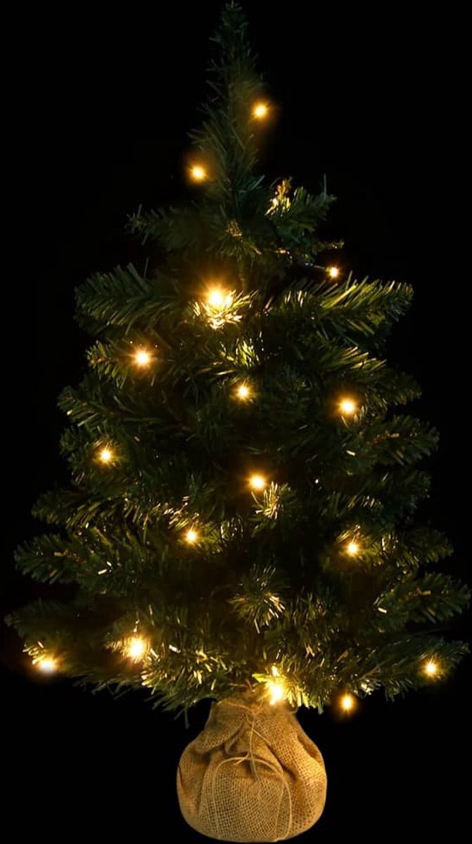 vidaXL Kunstkerstboom PVC 60 cm groen