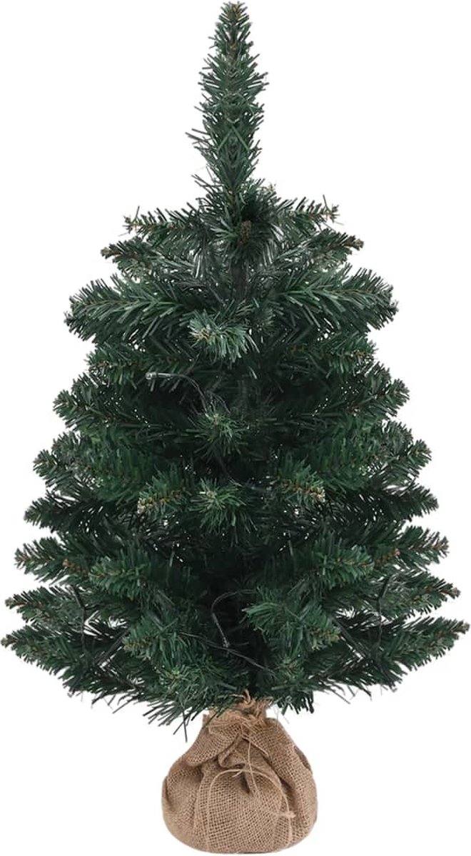 vidaXL Kunstkerstboom PVC 60 cm groen