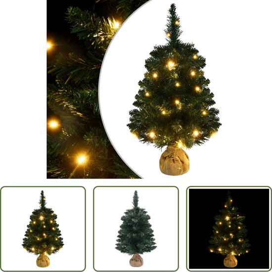 vidaXL Kunstkerstboom PVC 60 cm groen