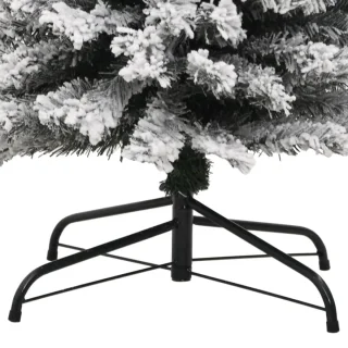 vidaXL Kunstkerstboom PVC smal 180 cm groen