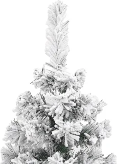 vidaXL Kunstkerstboom PVC smal 180 cm groen