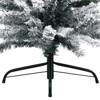 vidaXL Kunstkerstboom PVC smal 180 cm groen