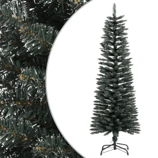 vidaXL Kunstkerstboom smal 120 cm groen