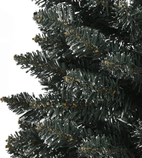 vidaXL Kunstkerstboom smal 120 cm groen