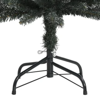 vidaXL Kunstkerstboom smal 120 cm groen