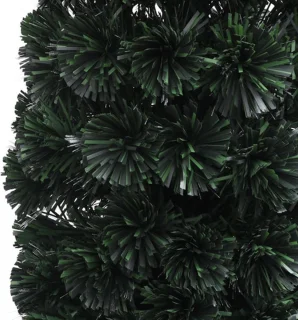 vidaXL Kunstkerstboom smal 120 cm met standaard glasvezel