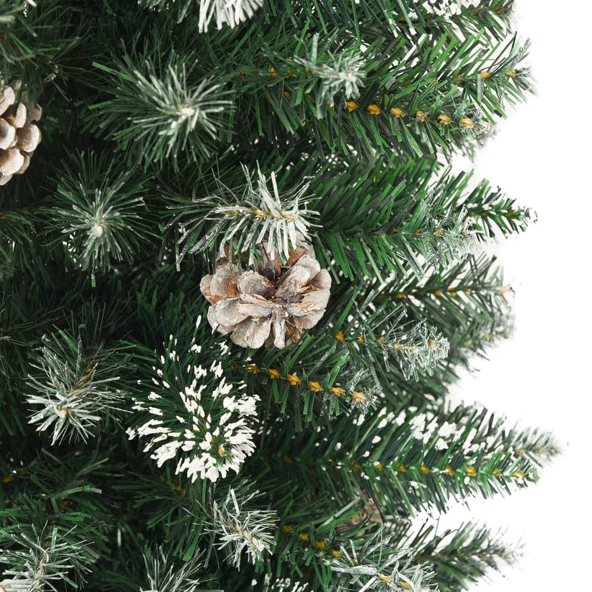 vidaXL Kunstkerstboom Smal 120 cm met standaard PVC