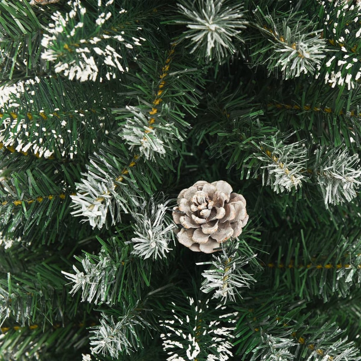 vidaXL Kunstkerstboom Smal 120 cm met standaard PVC