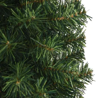 vidaXL Kunstkerstboom smal 150 cm groen