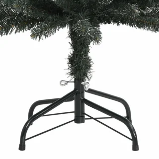 vidaXL Kunstkerstboom Smal 150 cm PVC Groen