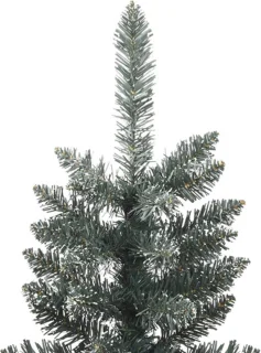 vidaXL Kunstkerstboom Smal 150 cm PVC Groen