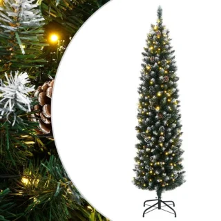 vidaXL Kunstkerstboom smal 180 cm
