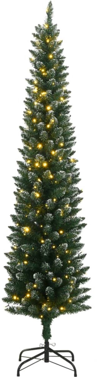 vidaXL Kunstkerstboom Smal 180 cm met 300 LED's