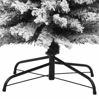 vidaXL Kunstkerstboom smal 180 cm PVC groen
