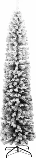 vidaXL Kunstkerstboom smal 180 cm PVC groen