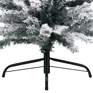 vidaXL Kunstkerstboom smal 180 cm PVC groen