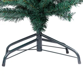vidaXL Kunstkerstboom Smal 210 cm Groen