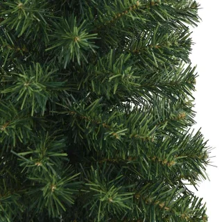 vidaXL Kunstkerstboom Smal 210 cm Groen