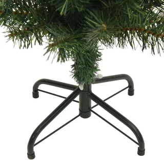 vidaXL Kunstkerstboom Smal 210 cm Groen