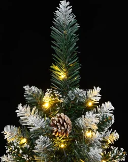 vidaXL Kunstkerstboom smal 210 cm