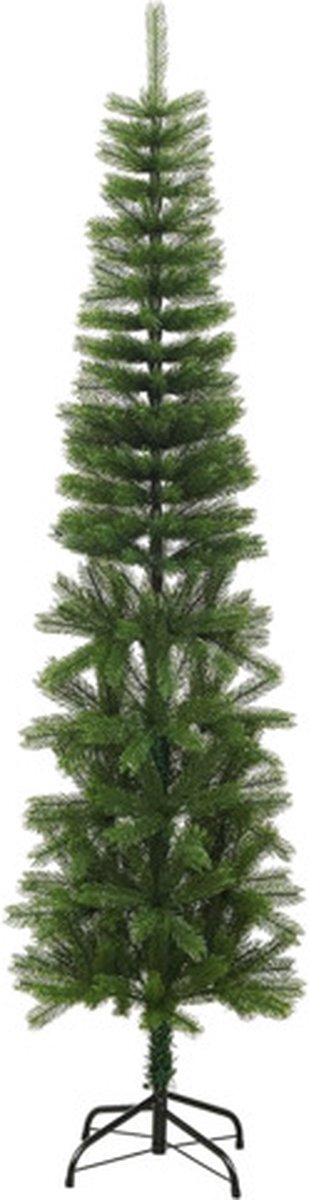 vidaXL Kunstkerstboom smal 240 cm PE met standaard