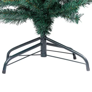 vidaXL Kunstkerstboom smal 240 cm PVC groen