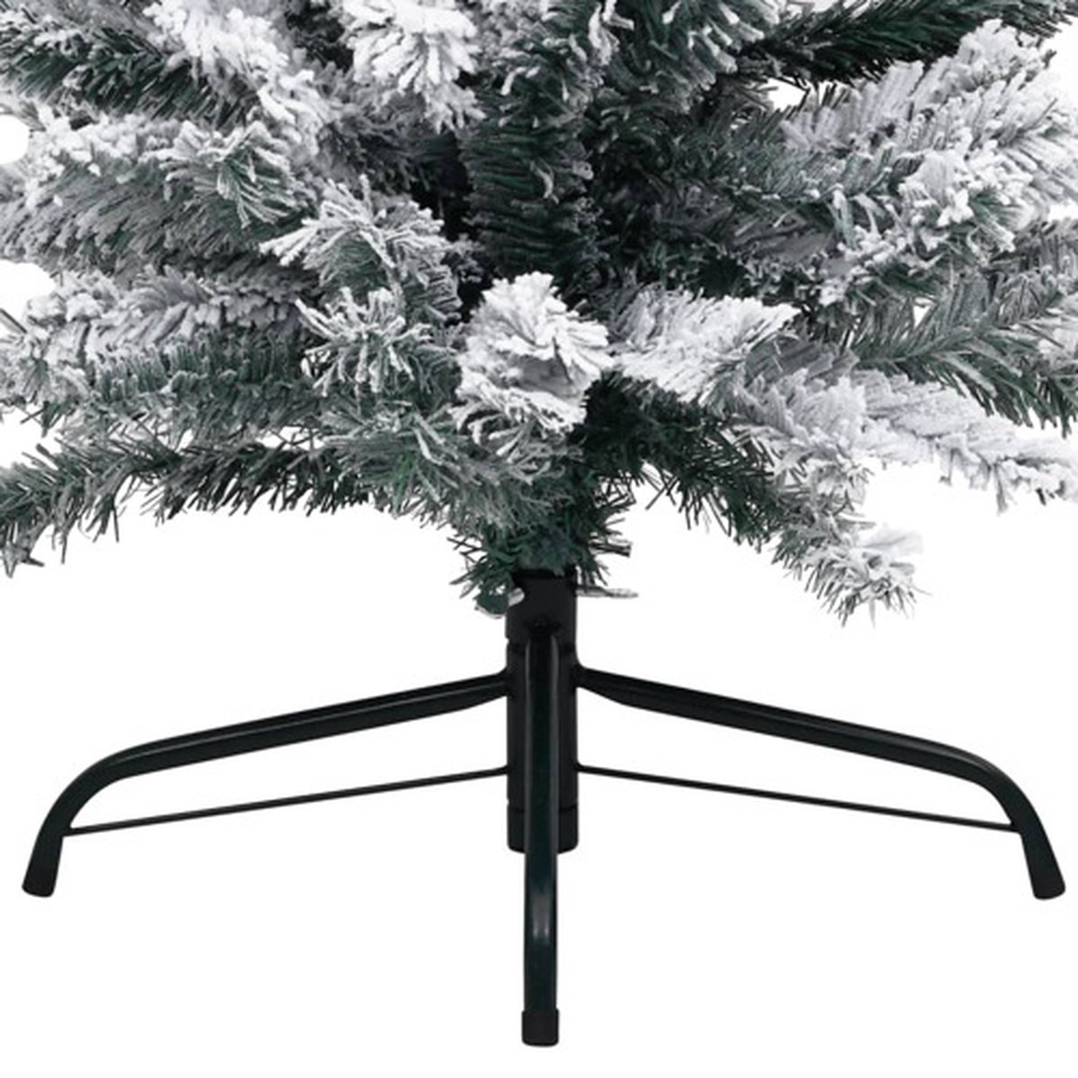 vidaXL Kunstkerstboom Smal 240 cm PVC Groen
