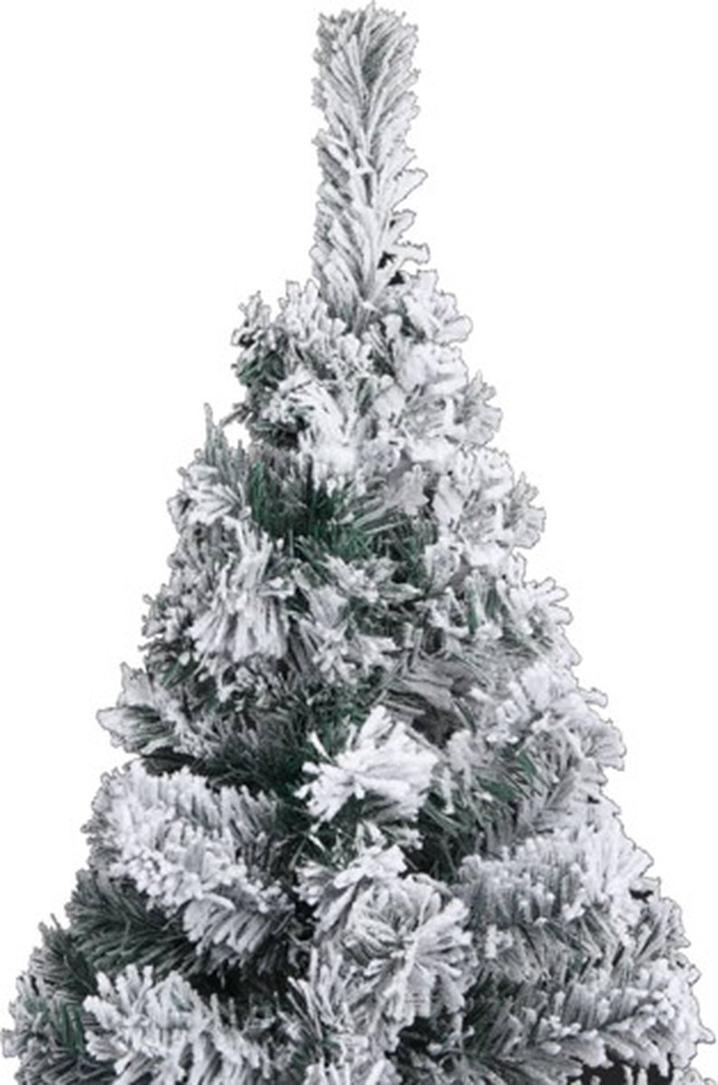 vidaXL Kunstkerstboom Smal 240 cm PVC Groen