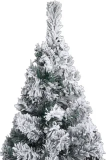vidaXL Kunstkerstboom Smal 240 cm PVC Groen