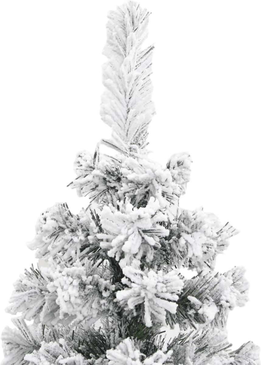 vidaXL Kunstkerstboom Smal 240 cm PVC Groen