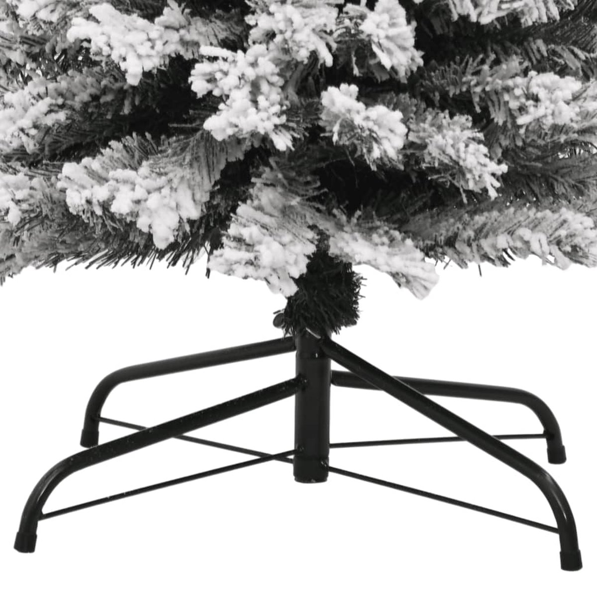 vidaXL Kunstkerstboom Smal 240 cm PVC Groen