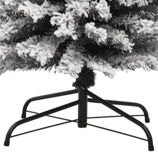 vidaXL Kunstkerstboom Smal 240 cm PVC Groen
