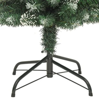 vidaXL Kunstkerstboom smal 240 cm PVC met standaard