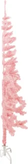 vidaXL Kunstkerstboom Smal Half 150 cm Roze