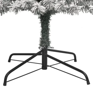 vidaXL Kunstkerstboom smal met standaard 300 cm PVC
