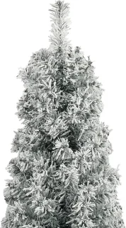 vidaXL Kunstkerstboom smal met standaard 300 cm PVC